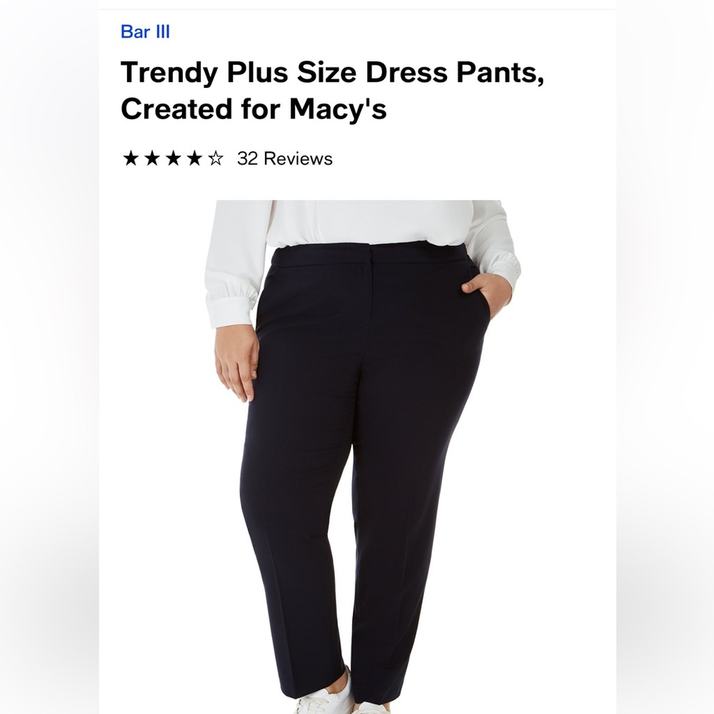 Bar III woman’s professional dress pants .